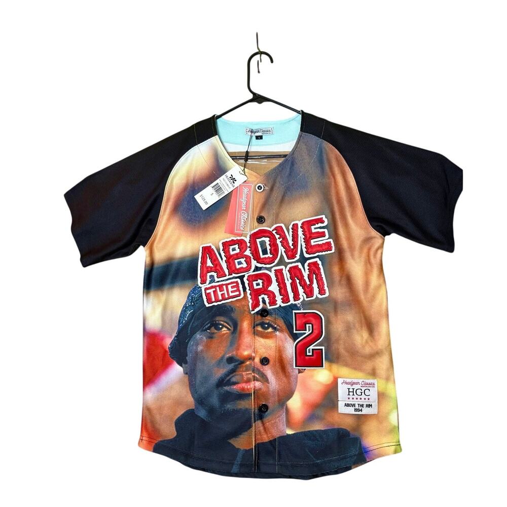 NWT 2Pac 'Above The Rim' Jersey by HeadGear Classics - Sz. S